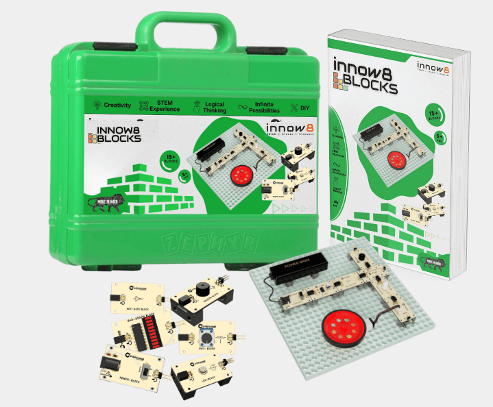 Innow8 Blocks | DIY STEM Kit with 14+ PCB Blocks | Learn Electronics & Build Unlimited Projects Innow8 Blocks | DIY STEM Kit with 14+ PCB Blocks | Learn Electronics & Build Unlimited Projects