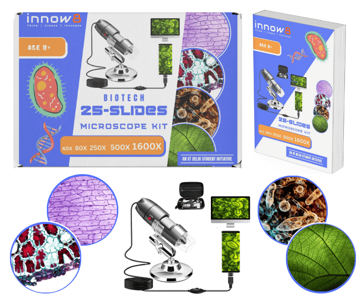BioTech Explorer Kit | Unveil The Wonders of Life Sciences The Digital Microscope Learning Kit Easy-to-use, Connect & Play | Age 5+