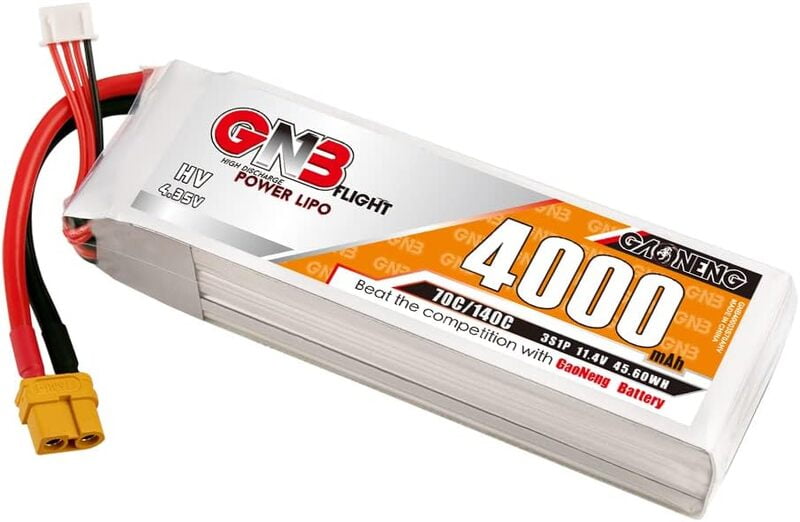 Gaoneng GNB 3s 11.4v 4000 mAh 70c 140C LihvXT60 Lipo Battery