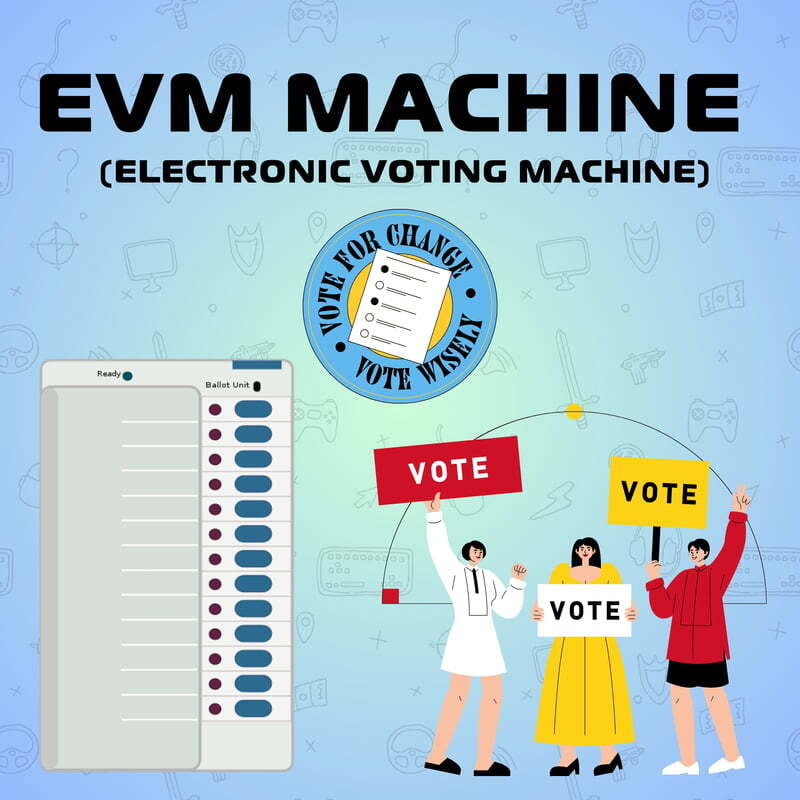 EVM Machine (Electronic Voting Machine) Project