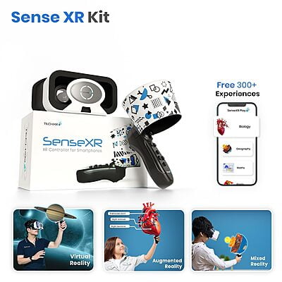SenseXR 6DoF AR-VR Educational Controller for ANDROID & IOS [Free VR Headset & Free 3D Glasses]