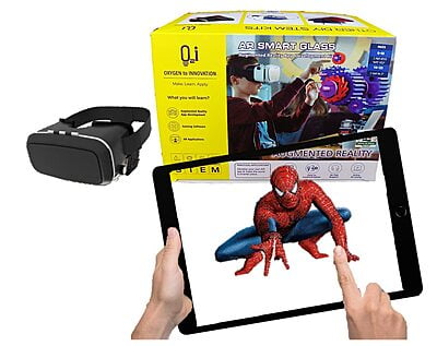 O2i Smart Glass, DIY Augmented Reality Kit for Kids | Augmented Reality App Development | Learn Augmented Reality | Coding Games for Kids