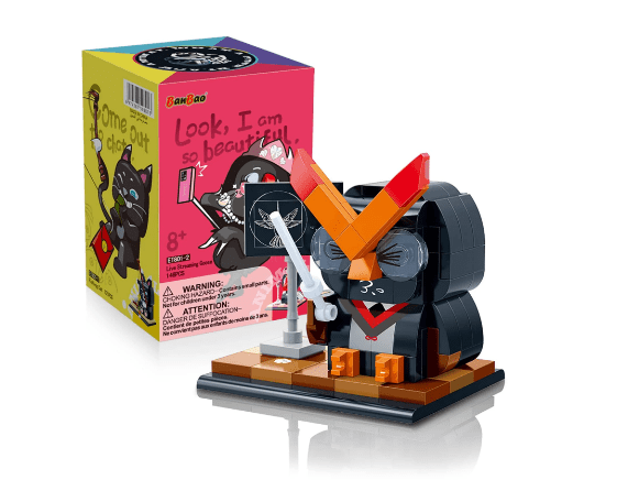 BanBao 3d Model Bricks Animal Kit Professional Figure Q-Playmate Professor Owl Building Blocks Toys Gifts
