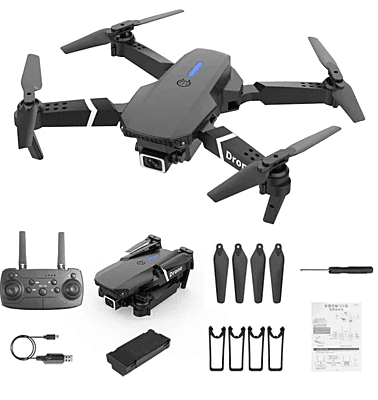 E88 Foldable Drone Professional Wide-Angle HD Camera Foldable Drone, Quadrotor Helicopter For Photography