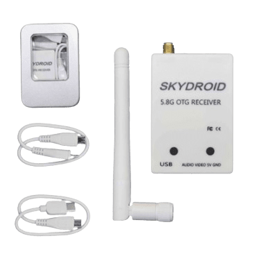 Skydroid 5.8G UVC OTG Android Audio and Video Receiver For FPV Drone Skydroid 5.8G UVC OTG Android Audio and Video Receiver For FPV Drone