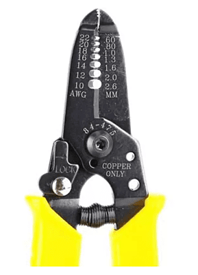 Wire stripping pliers